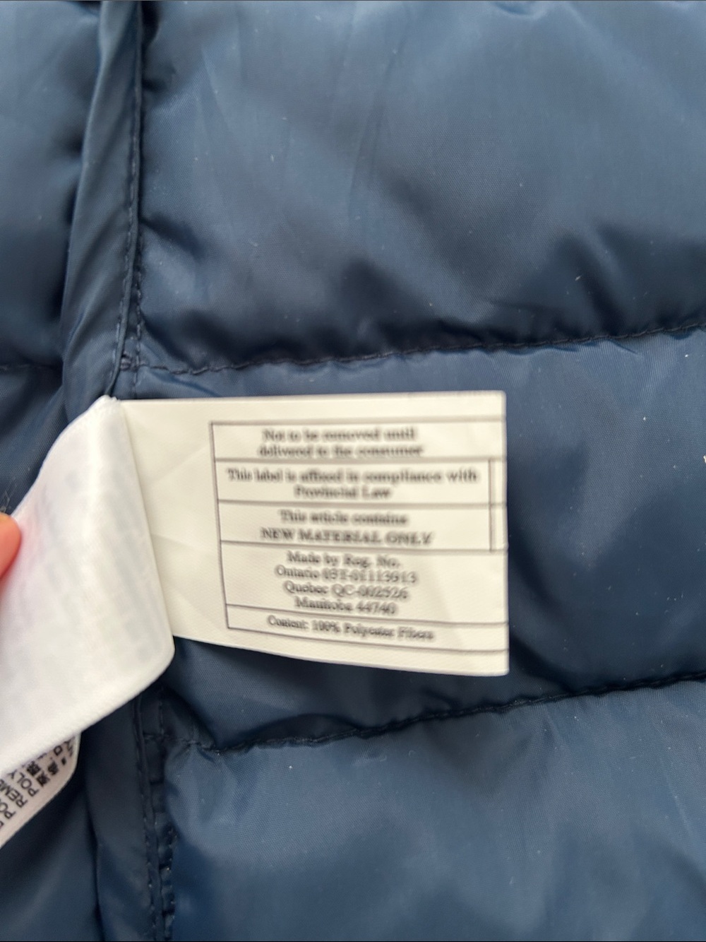 Amazon Essentials Women's Hooded Quilted Puffer Jacket in Navy Blue, Size L, EUC - Picture 8 of 10